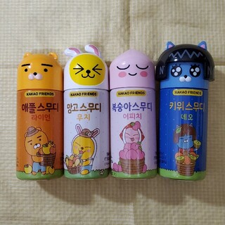 韓国 カカオフレンズ スムージー 4種類 セット ジュースの通販 by muni's shop｜ラクマ