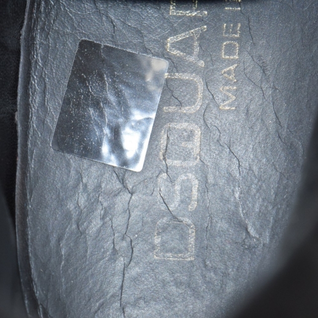 DSQUARED2(ディースクエアード)のDSQUARED2 ディースクエアード ENAMEL LEATHER TREKKING BOOTW09 BO420596 V081 エナメルレザートレッキングブーツ レーズアップアンクルマウンテンブーツ メンズの靴/シューズ(ブーツ)の商品写真