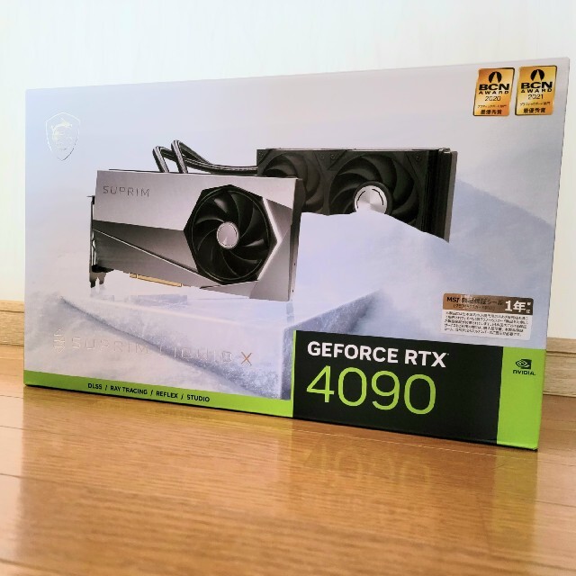 簡易水冷 GeForce RTX4090 SUPRIM LIQUID X 24GRTX4090