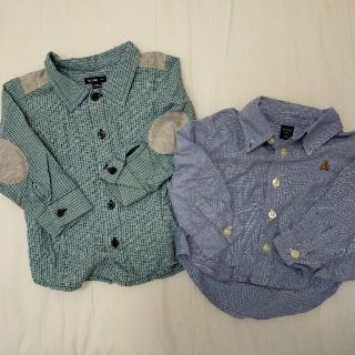 ベビーギャップ(babyGAP)の【2枚セット】シャツ/babyGap 80(シャツ/カットソー)