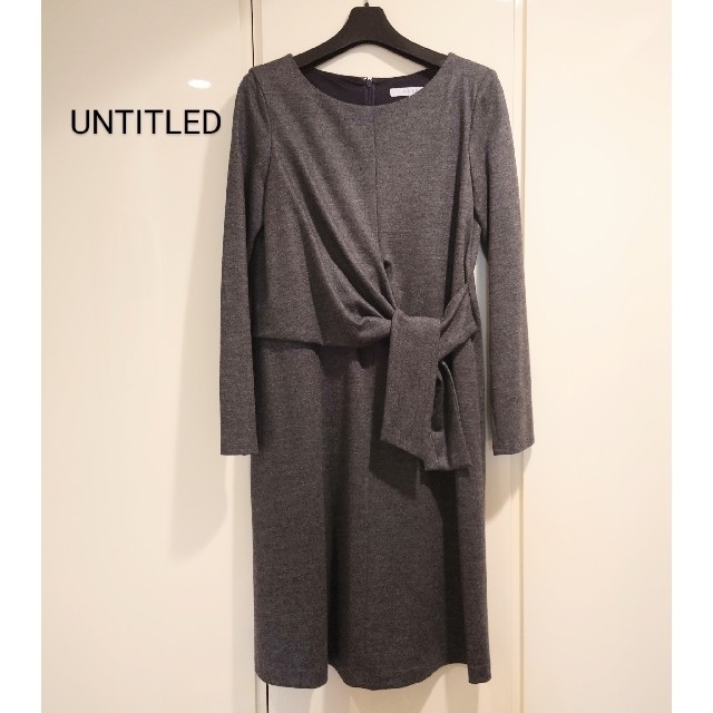 【新品】UNTITLED ウール ワンピース