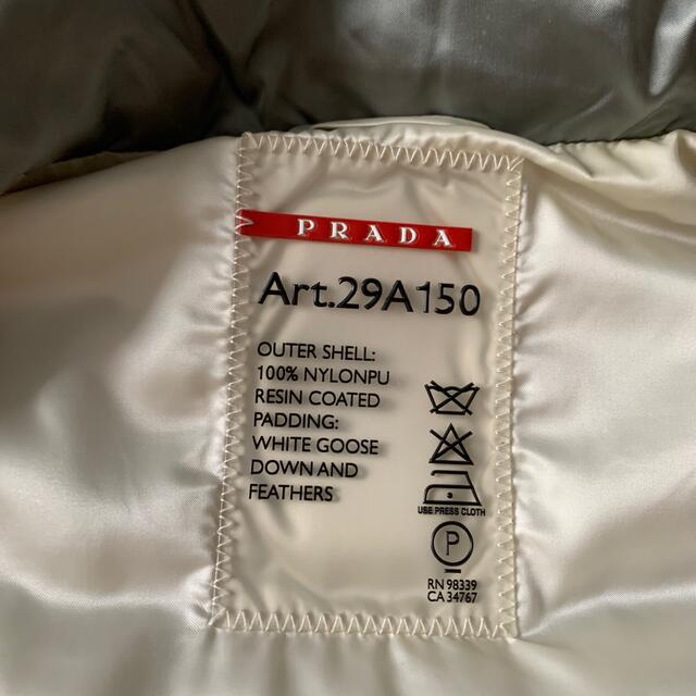 お値下げ!! PRADA ダウンジャケット プラダ グレー 美品 お値下げ!PRADA ロゴジャケット