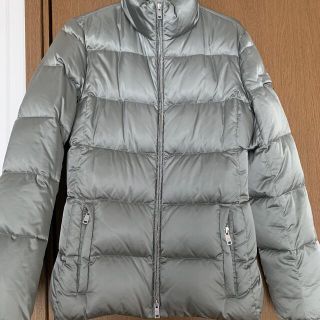 PRADA - お値下げ!! PRADA ダウンジャケット プラダ グレー 美品の ... お値下げ!PRADA ロゴジャケット