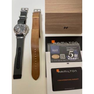 ハミルトン(Hamilton)のカーキ アビエーション PILOT PIONEER CHRONO QUARTZ(腕時計(アナログ))