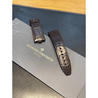 ヴァシュロンコンスタンタン(VACHERON CONSTANTIN)のヴァシュロンコンスタンタン　現行オーバーシーズ　レザーストラップ　ダークブラウン(レザーベルト)