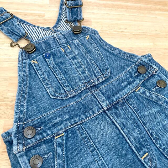 babyGAP(ベビーギャップ)のbaby Gap/デニムサロペット キッズ/ベビー/マタニティのベビー服(~85cm)(ロンパース)の商品写真