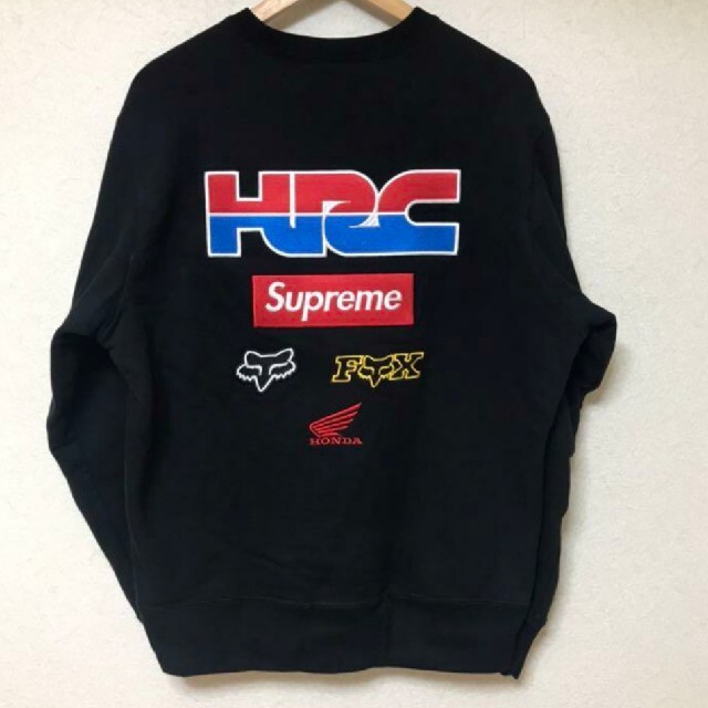 Supreme/Honda/Fox Racing Crewneck【L】