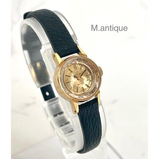 【OH済】OMEGA オメガ デビル カットガラス ゴールド手巻 ...
