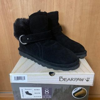 ベアパウ(BEARPAW)のハル様専用★BEARPAW ムートンブーツ　ブラック25cm(ブーツ)