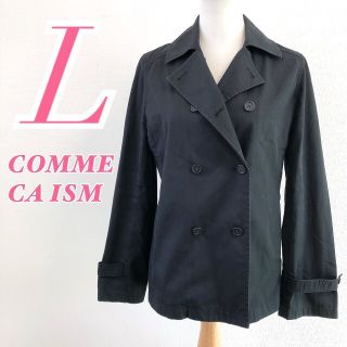 コムサイズム(COMME CA ISM)のCOMME CA ISMコムサイズム トレンチコート ショート丈 シンプル(トレンチコート)