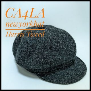 カシラ(CA4LA)の【CA4LA】ウールキャスケット NY Hat×Harris Tweed(キャスケット)