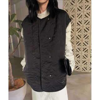 AMERI 2WAY LEAF PATTERN QUILTING COAT