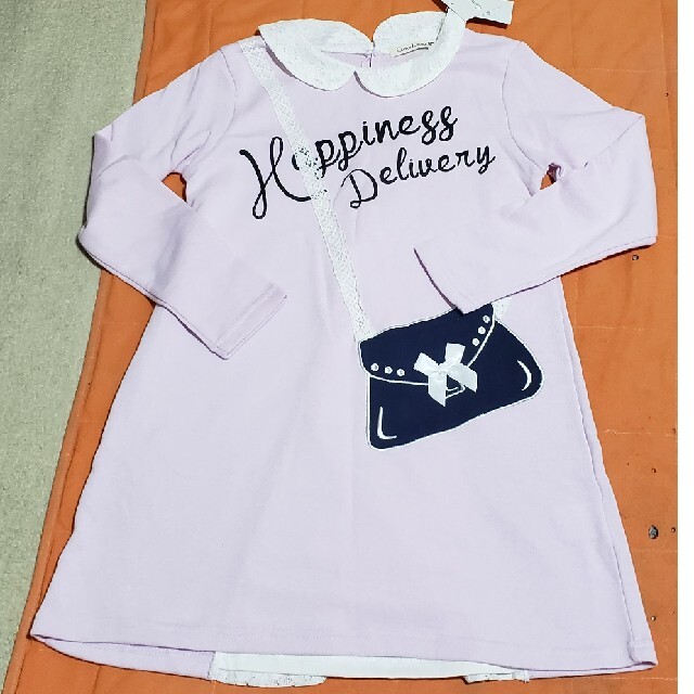 後ろ切り替えワンピース キッズ/ベビー/マタニティのキッズ服女の子用(90cm~)(ワンピース)の商品写真