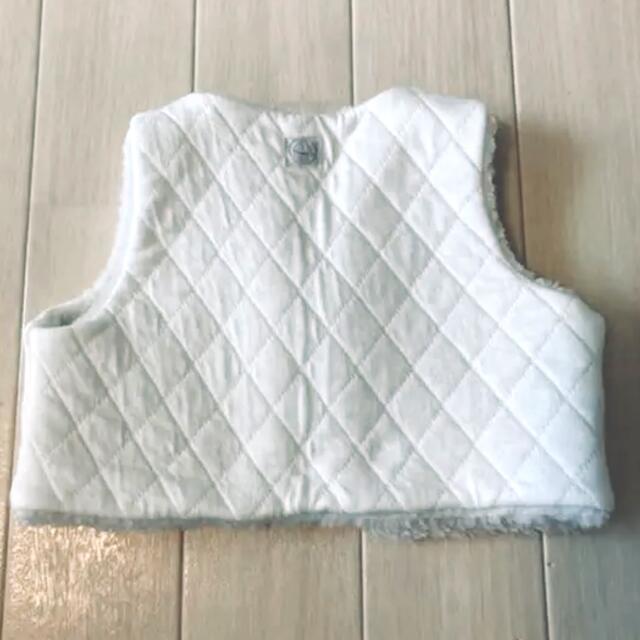 PETIT BATEAU(プチバトー)のプチバトー　ボアベスト キッズ/ベビー/マタニティのキッズ服女の子用(90cm~)(ジャケット/上着)の商品写真