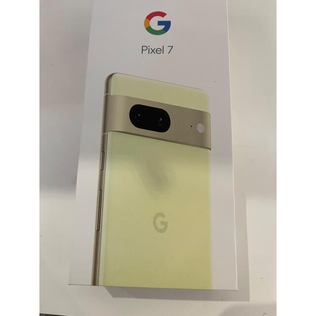 新品　未使用　pixel7 ピクセル7 simフリー　レモングラス