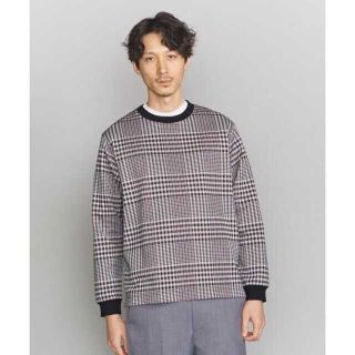 ビューティアンドユースユナイテッドアローズ(BEAUTY&YOUTH UNITED ARROWS)のBY ホワイト ブリティッシュ チェック スウェット(Tシャツ/カットソー(七分/長袖))