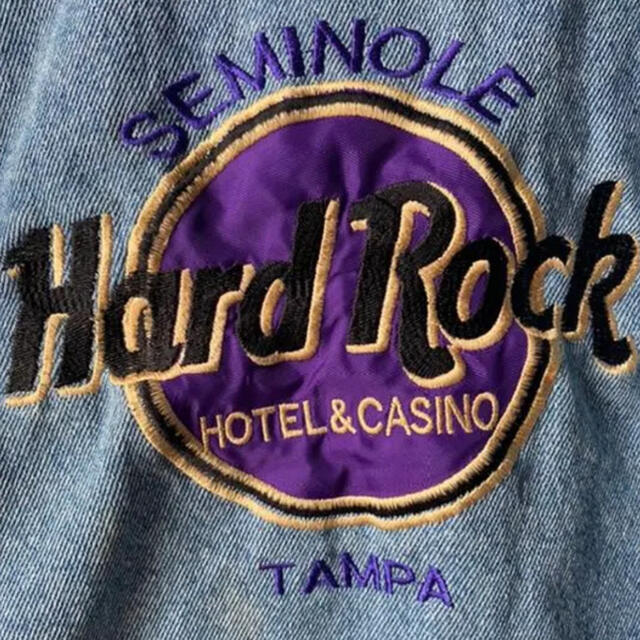 Hard Rock CAFE(ハードロックカフェ)の【希少！】Hard Rock cafe × Lee  デニムジャケット メンズのジャケット/アウター(Gジャン/デニムジャケット)の商品写真