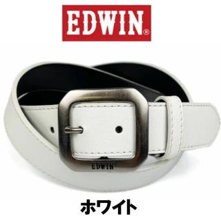 エドウィン(EDWIN)のホワイト 白 エドウイン ギャリソンバックル 54 ベルト ユニセックス(ベルト)