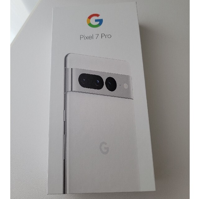 Google(グーグル)の本日発送可！ 新品  Google Pixel 7 Pro 128GB 白 スマホ/家電/カメラのスマートフォン/携帯電話(スマートフォン本体)の商品写真