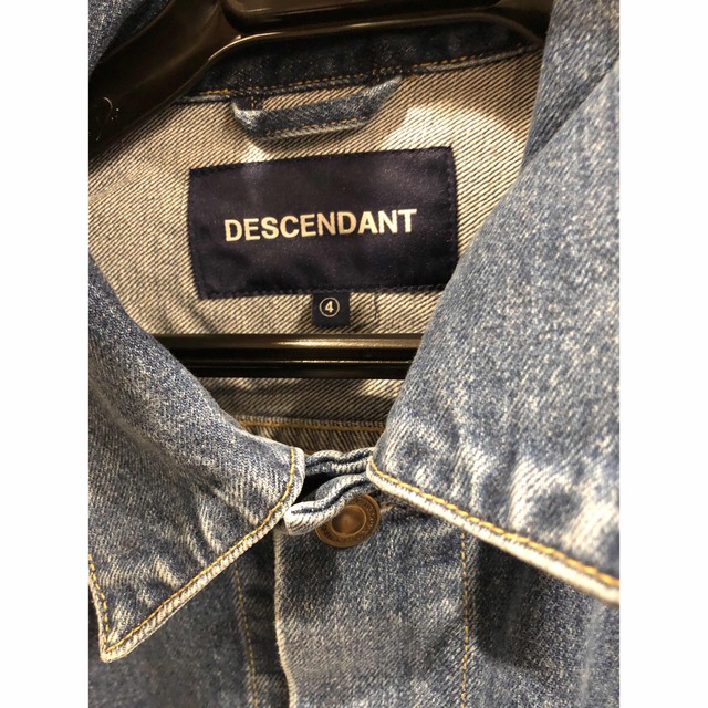 W)taps(ダブルタップス)のDESCENDANT TEAR DENIM JACKET XL サイズ4 メンズのジャケット/アウター(Gジャン/デニムジャケット)の商品写真