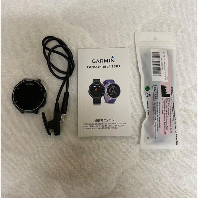 【格安】GARMIN ForeAthlete 230J×ベルト・充電器付き