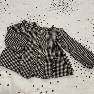 ザラ(ZARA)のZARA フリル ブラウス(ブラウス)