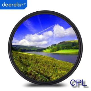 deerekin CPL 58mm 新品 円偏光フィルター 広角レンズ対応(その他)