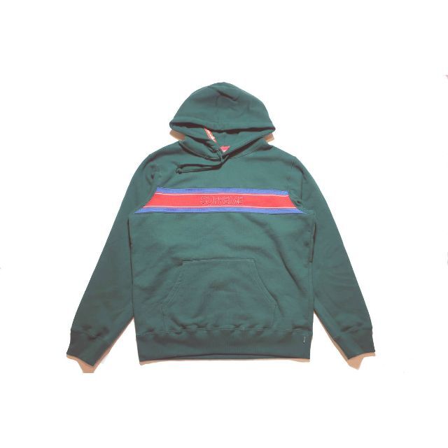 L)Supreme Chest Stripe Logo Sweatshirt - パーカー