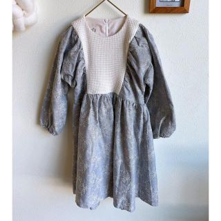 キャラメルベビー&チャイルド(Caramel baby&child )のpopelin  embroidered dress with yoke  4y(ワンピース)