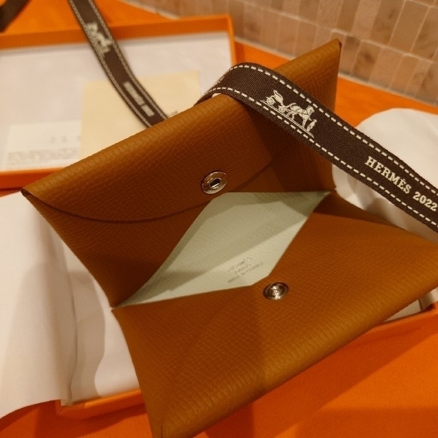 最大45%OFFクーポン 新品 HERMES エルメス カルヴィ カードケース コインケース ブラック