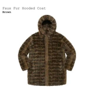 シュプリーム(Supreme)のシュプリーム Supreme Faux Fur Hooded Coat S(モッズコート)