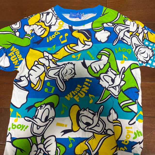 ディズニー　ドナルドTシャツ　140cm キッズ/ベビー/マタニティのキッズ服男の子用(90cm~)(Tシャツ/カットソー)の商品写真