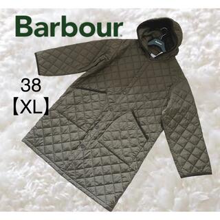 バーブァー(Barbour)のXLサイズ　38  barbour   バブアー　キルティングコート　フーデット(ロングコート)