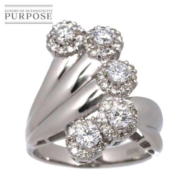 正規取扱店】 リング 90162195 指輪 プラチナ Pt 1.63ct ダイヤ 16号