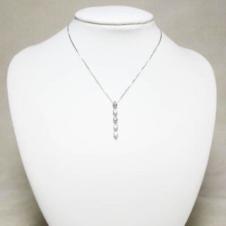 プラチナダイヤモンドネックレス D1.50ct Pt900 6.6g 〜44cm(ネックレス)