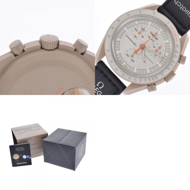 swatch(スウォッチ)のスウォッチ  OMEGA オメガ MISSION TO JUPITER 腕 レディースのファッション小物(腕時計)の商品写真