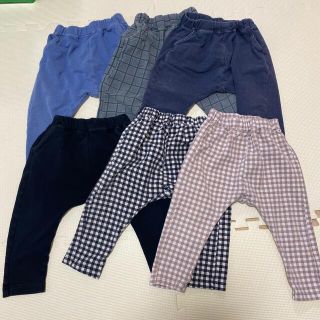 ジーユー(GU)のGU サマナルパンツ　10分丈　90サイズ 6本セット(パンツ/スパッツ)