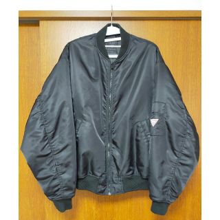 GUESS　中綿ジャケット　ブルゾン　アウター　ブラック　メンズ　長袖　M