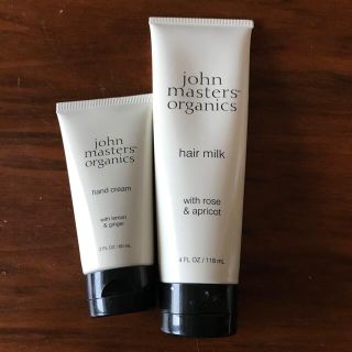 新品　john master organics ハンドクリーム&ヘアミルク(ハンドクリーム)