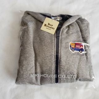 ミキハウス(mikihouse)の【未使用】ミキハウス　パーカー　サイズ110　フリース(ジャケット/上着)