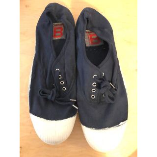 ベンシモン(BENSIMON)のベンシモン　40 6 1/2ネイビー　ヒモ　スニーカー(スニーカー)