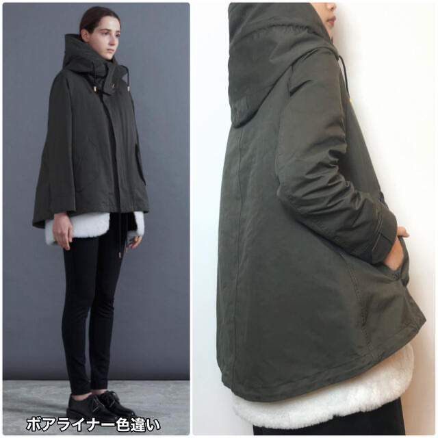 西日本産 THE RERACS 21FW ライナー付きショートモッズコート 黒 | www
