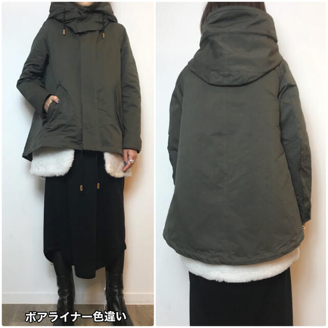 THE RERACS 21FW ライナー付きショートモッズコート 新タグ THE RERACS 21FW ライナー付きショートモッズコート 新タグ