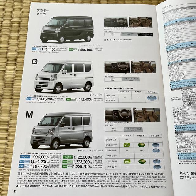 三菱(ミツビシ)のミツビシ　ミニキャブバン　カタログ 自動車/バイクの自動車(カタログ/マニュアル)の商品写真