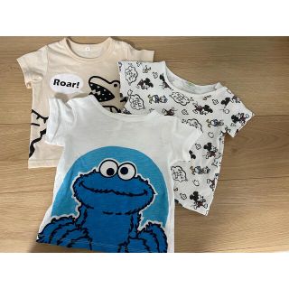 80サイズ　トップス3点セット(Ｔシャツ)