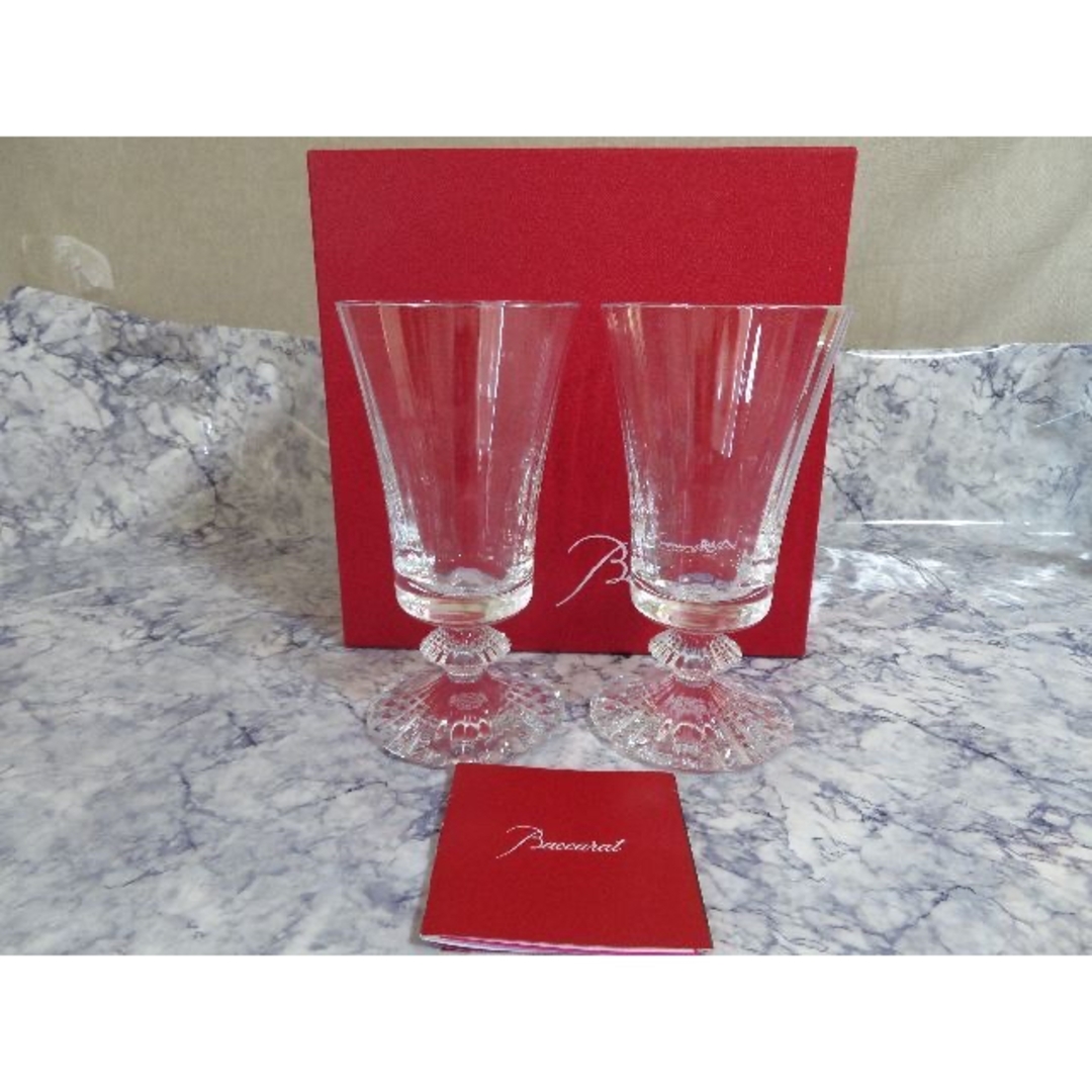 ★　美品　★　Baccarat バカラ ミルニュイ ワイングラス　ペア