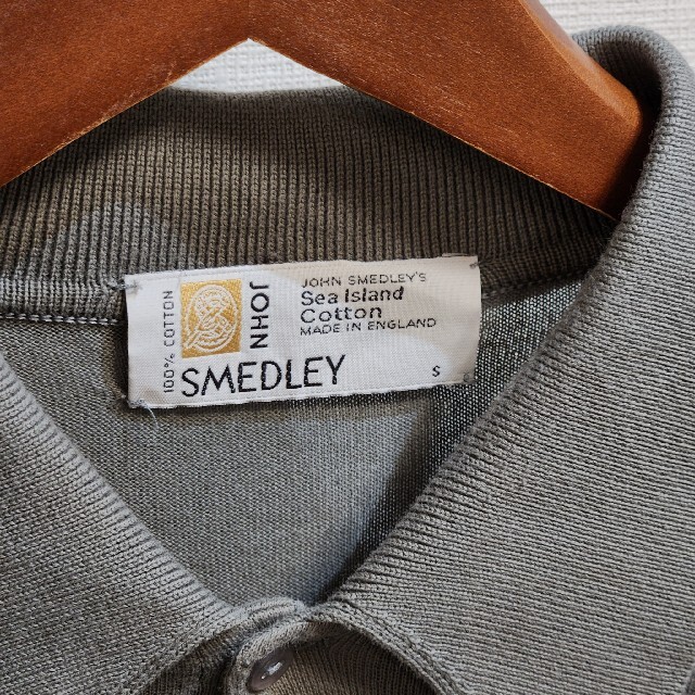 JOHN SMEDLEY(ジョンスメドレー)のJOHN SMEDLEY　ジョンスメドレー　ポロニット メンズのトップス(ポロシャツ)の商品写真