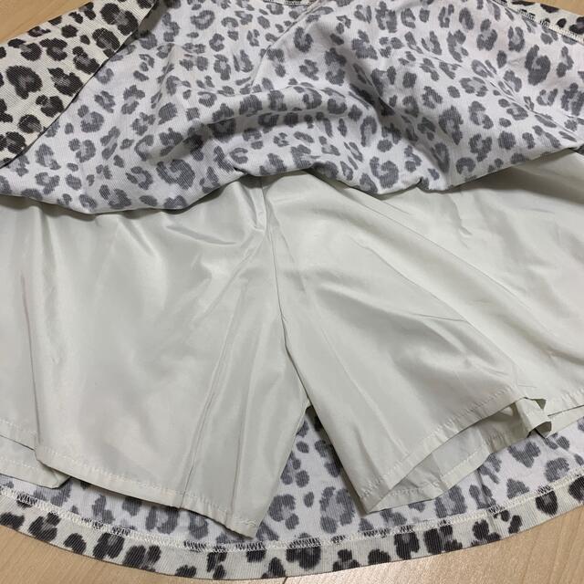 GLOBAL WORK(グローバルワーク)のパンツ付きスカート キッズ/ベビー/マタニティのキッズ服女の子用(90cm~)(スカート)の商品写真