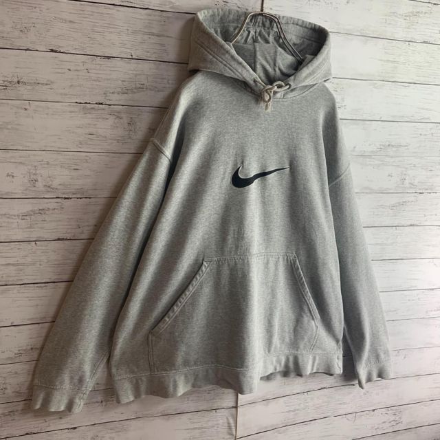 【入手困難】ナイキ NIKE センタービッグロゴ刺繍入りゆるだぼパーカー 1