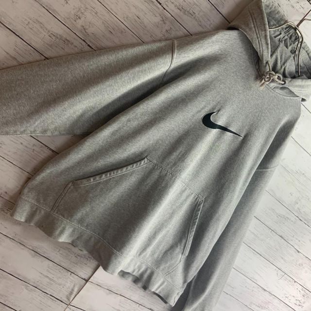 【入手困難】ナイキ NIKE センタービッグロゴ刺繍入りゆるだぼパーカー 6